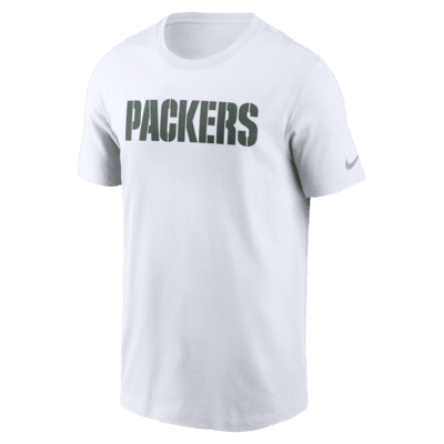 Green Bay Packers Primetime Wordmark Essential Men s Nike NFL T Shirt